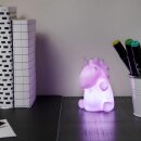 Smartwares LED Nachtlicht Tischleuchte Kinder Einhorn Rosa 0,06W 10lm Batteriebetrieben mit Schalter