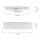 Spectrum LED Aufbau- & Einbaupanel Downlight ALGINE 2in1 Weiß rund Ø17cm 12W 1500lm warmweiß 3000K 110°