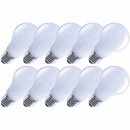 10 x Arteko LED Filament Leuchtmittel Birne A60 5W = 46W E27 opal soft white 580lm 827 warmweiß 2700K