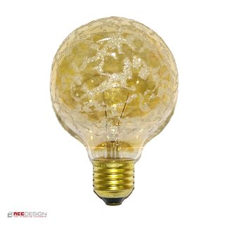 Paulmann Globe Glühbirne G80 60W E27 Krokoeis Gold 60 Watt 80mm Glühlampe warmweiß dimmbar
