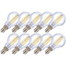 10 x Arteko LED Filament Leuchtmittel Tropfen 3,5W = 31W...