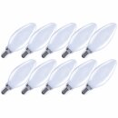 10 x Arteko LED Filament Leuchtmittel Kerze 4W = 35W E14...