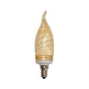 Paulmann ESL Energiesparlampe Kerze 7W = 25W E14 Windstoß Cosy gold warmweiß 2500K