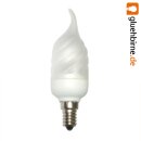 Paulmann ESL Energiesparlampe Kerze 7W E14 Windstoß cosy gedreht satin matt warmweiß 2700K