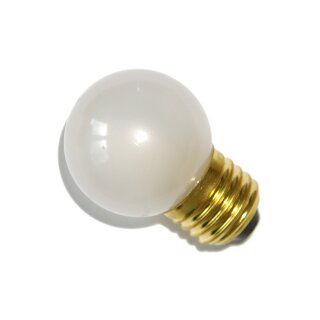 LED Leuchtmittel Tropfen 0,7W E27 matt kaltweiß 6500K Tageslicht Kunststoff für Außeneinsatz
