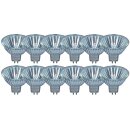 12 x Osram Decostar Halogen Reflektor MR16 35W GU5,3 12V warmweiß dimmbar 4000h WFL 36°