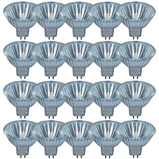 20 x Osram Decostar Halogen Reflektor MR16 35W GU5,3 12V warmweiß dimmbar 4000h WFL 36°