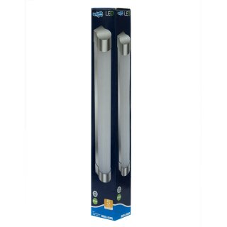 Briloner LED Wand- & Deckenleuchte Spiegelleuchtre Chrom 59,2cm IP44 10W 1200lm Neutralweiß 4000K