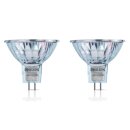 2 x Philips Halogen Reflektoren MR16 20W GU5,3 12V 205lm...