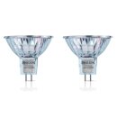 2 x Philips Halogen Reflektoren MR16 20W GU5,3 12V 205lm 2000h warmweiß dimmbar 36°