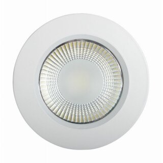 Duolec LED Einbauleuchte Downlight Weiß rund Ø22cm 25W 2000lm Tageslicht 6400K kaltweiß 120°