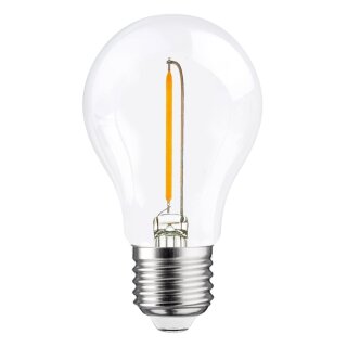 LED Filament Leuchtmittel Birne 1W = 12W E27 klar 100lm extra warmweiß 2200K