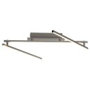 Brilliant LED Deckenleuchte ZickZack Eisen gebürstet 34W 2500lm warmweiß 2800K EasyDim