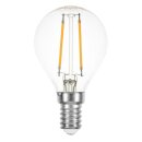 10 x LED Filament Tropfen 2W = 25W E14 Klar Glühfaden 360° warmweiß 2700K 220lm