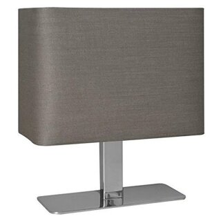 Reality-Leuchten Tischleuchte Chrom/Grau max. 40W E14 ohne Leuchtmittel mit Schalter