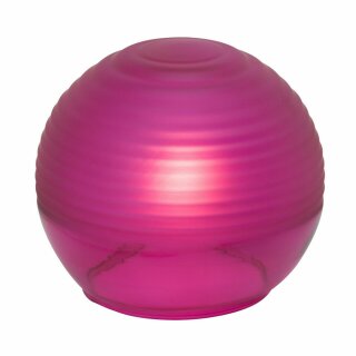 Brilliant Tischleuchte Gandi Pink rund Ø18cm max. 40W E14 ohne Leuchtmittel mit Schalter