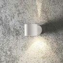 Konstsmide Außenwandleuchte Spot Modena Up & Down Weiß IP44 max. 25W G9 ohne Leuchtmittel