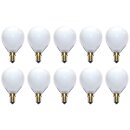 10 x Globe Glühbirne 25W E14 OPAL G60 60mm Globelampe 25 Watt Glühlampe Glühbirnen Glühlampen