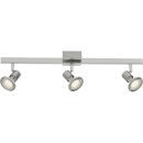 Brilliant LED Deckenleuchte Spot Sedna Nickel 3-flammig 3...