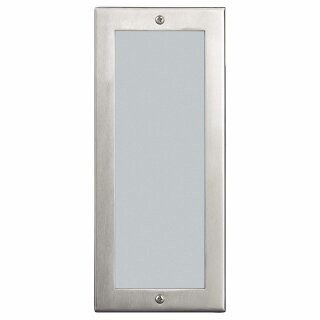 Brilliant Boden-Einbauleuchte Brick Edelstahl IP44 max. 40W E27 ohne Leuchtmittel