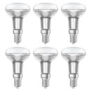 10 x Osram LED Parathom Glas Reflektor R50 2,6W = 40W E14 matt 210lm warmweiß 2700K flood 36°
