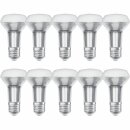 10 x Osram LED Leuchtmittel Star Glas Reflektor R63 4,3W = 60W E27 345lm Warmweiß 2700K 36°