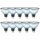 10 x Osram LED Parathom Pro Glas Reflektor MR16 6,3W = 35W GU5,3 12V 345lm 940 Neutralweiß 4000K Ra97 DIMMBAR