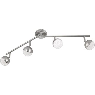 Action LED Deckenleuchte Sanan Nickel matt 4 x 4,5W 1520lm warmweiß 3