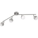 Action LED Deckenleuchte Sanan Nickel matt 4 x 4,5W...