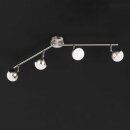 Action LED Deckenleuchte Sanan Nickel matt 4 x 4,5W...