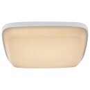 Globo LED Wand- & Deckenleuchte Caio 28x28cm Weiß IP54 18W 1550lm warmweiß 3000K
