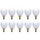 10 x Globe Glühbirne 40W E14 OPAL G60 60mm Globelampe 40...