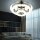 Globo LED Deckenleuchte Spikur rund Ø28cm Chrom Kristall 18W 1510lm 4000K neutralweiß