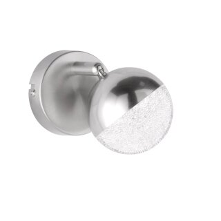 Action LED Wandleuchte Sanan Nickel 4,5W 380lm warmweiß 3000K schwenkbar
