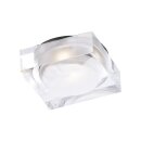 Aneta LED Einbauleuchte Downlight Vetro Aluminium 7x7cm...