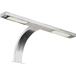 Aneta LED Wandleuchte Spiegelleuchte Aufbauleuchte Bari Chrom 2 x 3W 500lm Warmweiß 3000K