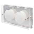 Action LED Wand- & Deckenleuchte Envy eckig 22 x 11,5cm Chrom 2 x 5,5W 760lm warmweiß 3000K