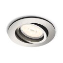 Philips LED Einbauleuchte MyLiving Chrom 4,6W GU10 500lm...