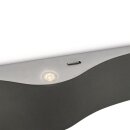Philips LED Wandleuchte InStyle Anthrazit Up&Down 2 x 2,5W 240lm Warmweiß 2700K