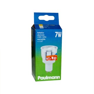 Paulmann ESL Energiesparlampe Reflektor R50 7W = 40W GU10 110° warmweiß 2700K