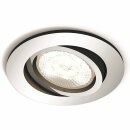 Philips LED Einbauleuchte Strahler myLiving Chrom 9cm...