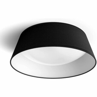 Philips LED Deckenleuchte Ceiling light rund Ø34cm Schwarz 14W 1100lm warmweiß 3000K