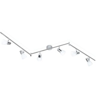 Philips LED Deckenleuchte Essentials Chrom 6-flammig 6 x 4,1W 2040lm warmweiß 3000K schwenkbar