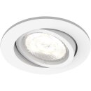 Philips LED Spot Einbaustrahler myLiving Weiß 4,5W 500lm 50° warmweiß 2700K dimmbar