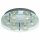 Massive Halogen Deckenleuchte Chrom Ø28cm 6 x 28W G9 2040lm warmweiß 2800K Dimmbar