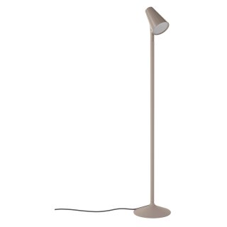 Philips LED Stehleuchte Lirio Creme/Braun 119cm 5W 350lm warmweiß 2700K mit Schalter