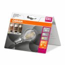 Osram LED Filament Tropfen 4W = 40W E14 klar 470lm warmweiß 2700K 3-Step Schalter DIMMBAR