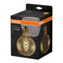 Osram LED Spiral Filament Globe G125 Vintage 1906 4W = 28W E27 Gold 300lm extra warmweiß 2000K