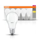 5 x Osram LED Leuchtmittel Birne A60 8,5W = 60W E27 matt...