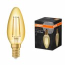 Osram LED Filament Vintage 1906 Leuchtmittel B35 Kerze 2,5W = 22W E14 220lm extra warmweiß 2500K